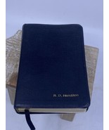 1989 Zondervan NIV Compact Reference Bible Black Leather Cover Holy Bible - £27.24 GBP