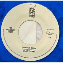 Billy Dean Cowboy Band / Indian Head Penny 45 Country Blue Vinyl Liberty... - £8.69 GBP