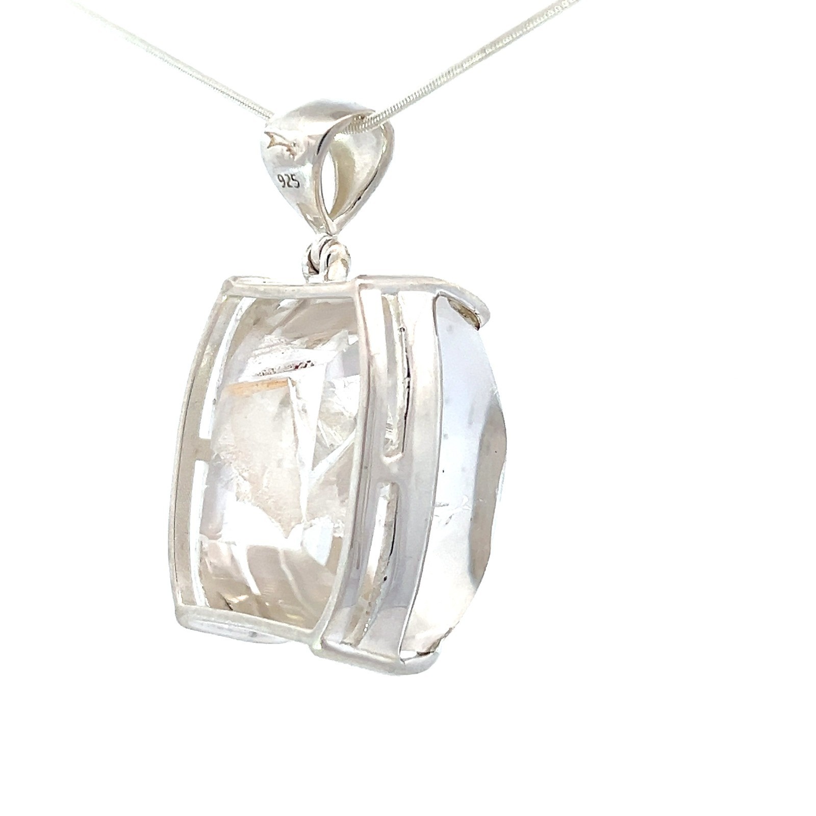 Starborn Manifestation Quartz Crystal Pendant Necklace (22") Clear Item image 5