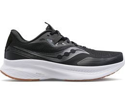 Men&#39;s Saucony Guide 15 Running Shoes, S20684-12 Multi Sizes Black/Gum - £80.57 GBP