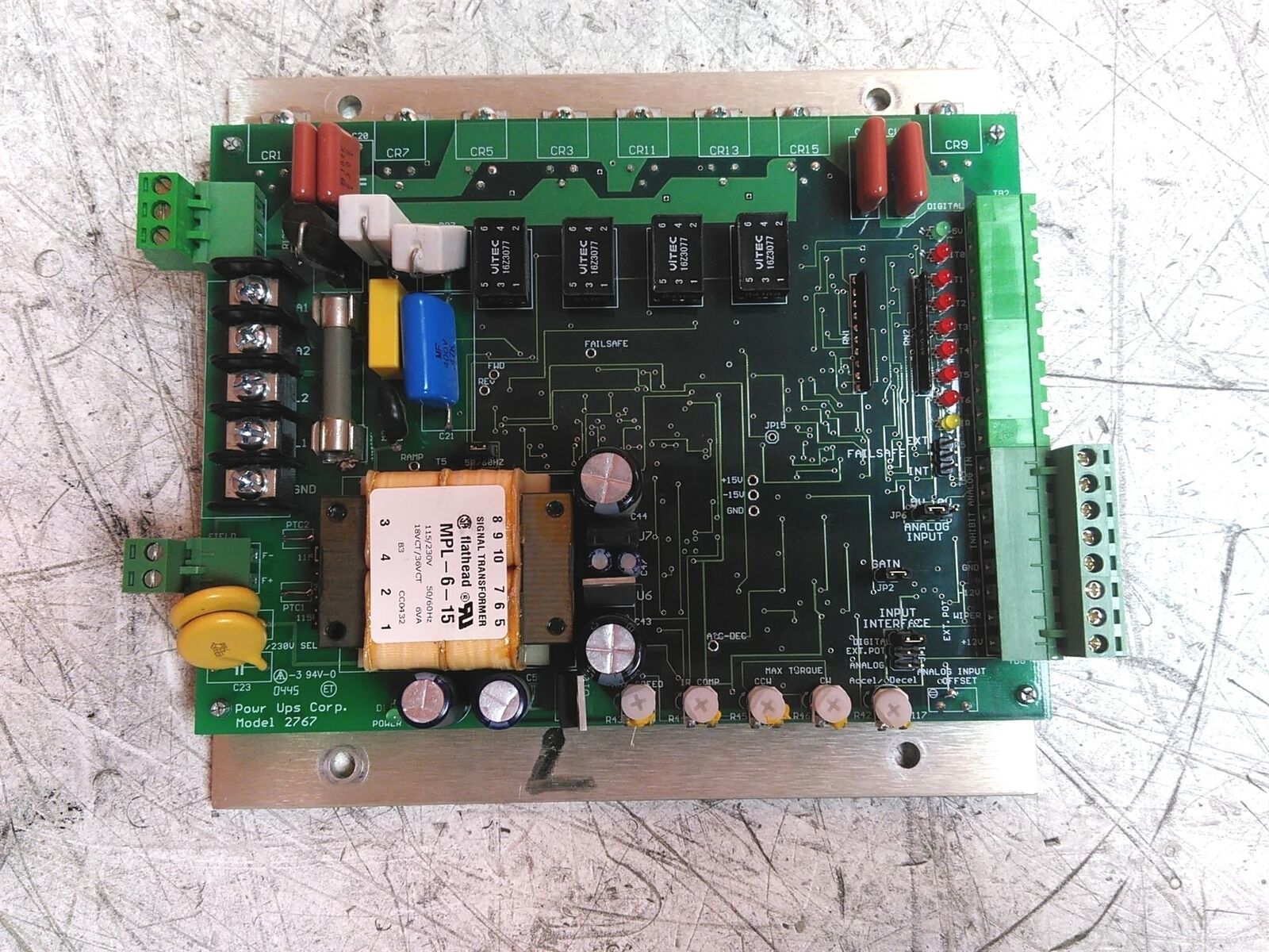 Defective Powr UPS Model 2767 Board AS-IS - $42.75