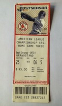 2007 Boston Red Sox Vs Indian&#39;s ALCS World Series  Game 6  Ticket Stub - $45.53