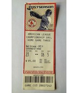 2007 Boston Red Sox Vs Indian&#39;s ALCS World Series  Game 6  Ticket Stub - £35.72 GBP