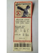 2007 Boston Red Sox Vs Indian&#39;s ALCS World Series  Game 6  Ticket Stub - £34.44 GBP