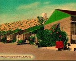 Lincoln Manor Motel Motore Tribunale Twentynine Palms California Unp Lino - $9.05