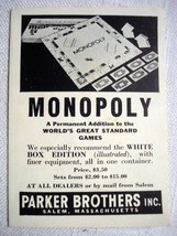 1940 Parker Brothers Board Games Advertising Booklet Monopoly, Crowhunt, Dig - £6.42 GBP