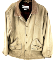 Columbia Hunting Gear Upland Men’s Large Jacket Beige Bird Plaid Lined L... - $98.99