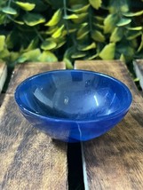 Blue Onyx Crystals Decorative Bowl, Gemstone Altar Offering Bowl - $1,099.37 MXN