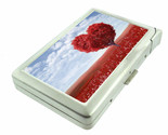 Love Tree Em1 100&#39;s Size Cigarette Case with Built in Lighter Metal Wallet - $21.73
