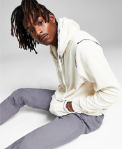 And Now This Men&#39;s Regular Fit Painted Seams Fleece Hoodie in Highbeam T... - £23.95 GBP