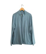 UNTUCKit Full Zip Performance Sweatshirt Jaclet Light Clue Size 2XL - $34.64