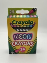Crayola Neon Crayons Box Of 24 - £5.59 GBP