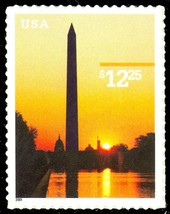 Washington Monument $12.25 Express Mail Single Postage Stamp Scott 3473 - £15.06 GBP