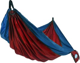 Two-Person Portable Camping Hammock From Equip Outdoors With Hanging Kit - £35.92 GBP