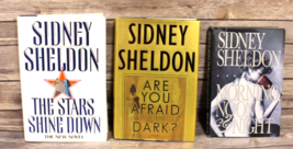 Sidney Sheldon Lot of 3 Hardcover Books Morning, Noon &amp; Night,The Stars Shine VG - £12.81 GBP