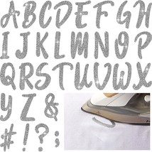 279 Pieces Iron On Letters 2 Inch A-Z Flock Letters Transfer Letters Christmas S - £15.81 GBP