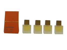 Realities By Liz Claiborne Women Perfume 4 X 3 Ml Parfum Travel Miniaturevintage - £31.28 GBP