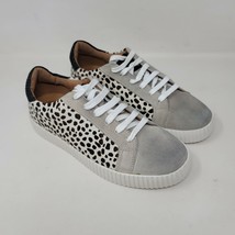 Find. Womens Shoes White Leopard Print Low Top Casual M-5881 Sneaker Size 6 - $33.87