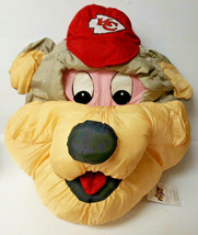 KC Chiefs Mascot Vintage 1997 NFL Team Heroes Plush Stuffins Stuffed Ani... - £39.32 GBP