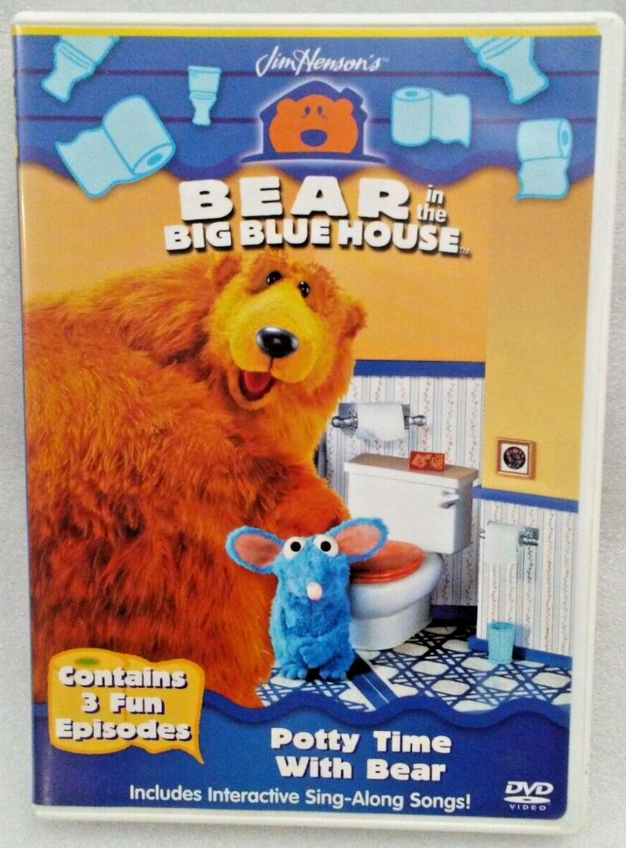 DVD Bear in the Big Blue House: Potty Time with Bear (DVD, 2001) - DVDs & Blu-ray Discs