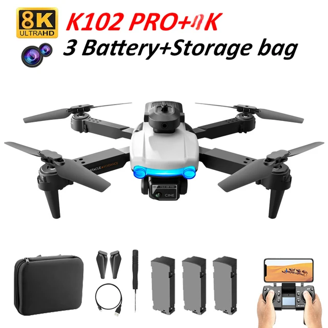 K102 PRO Drone 8K HD Dual Camera Optical Flow Positioning LED Lights 360 ° Ro - £39.20 GBP+