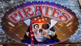 PIRATES Plexi-Glass Topper Insert for Slot Machine - $34.64