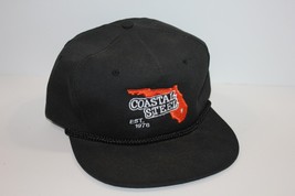 Vintage Florida Coastal Steel Est 1976 Trucker Hat Adjustable Buckle Clo... - $9.74
