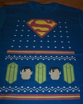 Dc Comics Superman Justice League Christmas T-Shirt Mens Xl New Holiday - £15.82 GBP