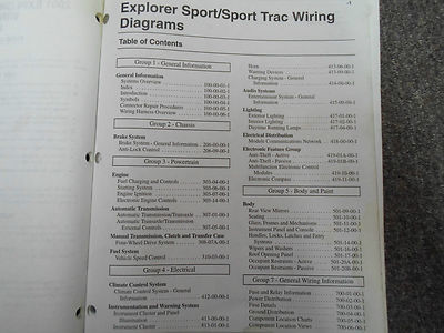 Manuale Di Servizio Elettrico Per Cablaggio Ford Explorer Sport Trac 2001 Item image 2
