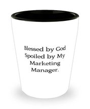 Fun Marketing manager Gifts, Blessed by God Spoiled by My Marketing Manager, Mar - £13.27 GBP