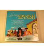 LIVING SPANISH 1955 Complete Course on (4) 33 1/3 Records 49 Lessons [Y119] - £14.63 GBP
