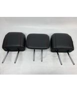 2016-2018 FORD EXPLORER Sport headrest Black Leather Red Stitch Left Right Centr - $173.25