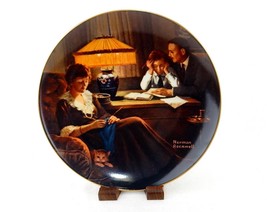 Rockwell 1983 Collector Plate "Father's Help" W/Original box and Paperwork #699A - $12.69