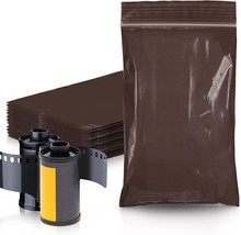 Amber Zip Bags, 3x5 Inch - 100 Pack, Reclosable Brown Plastic Zip Baggies - $13.90