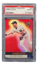 Derek Jeter Slabbed New York Yankees 2000 Pacific Vanguard #30 Card PSA/DNA - £53.16 GBP