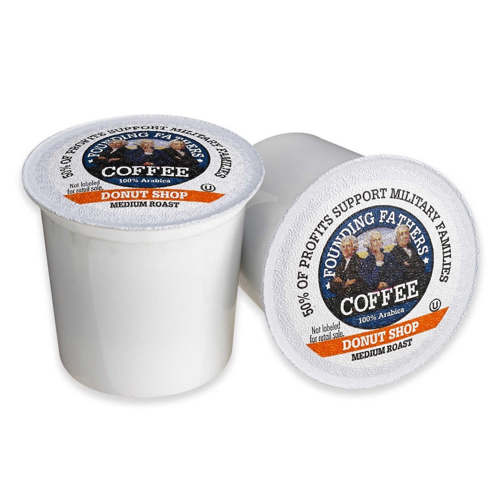 Founding Fathers Donut Shop Coffee 16, 36 or 80 Keurig K cups Pick Any Size - $19.68+
