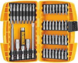 Dewalt Screwdriver Bit Set With Tough Case, 45-Piece (Dw2166), Grey/Silver - $34.99