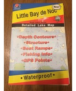 Little Bay De NOC Great Lakes Series Detailed Lake map Ships N 24h - $831.73 MXN