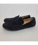 Born Women&#39;s Melinda Black Suede Leather Loafer Size 7M Shoes Slip-On Fl... - $512.79 MXN
