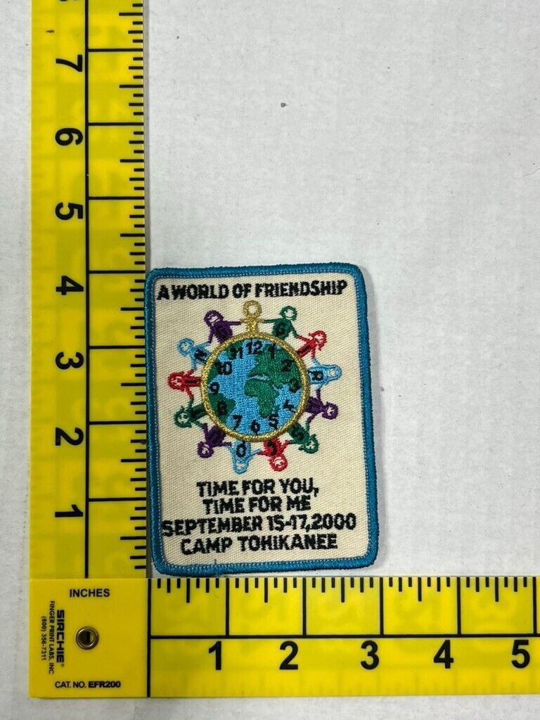 A world Of Friendship Time for You Time For Me September 15-17 2000 Camp... - $14.85