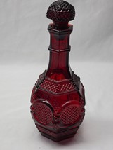 AVON 1876 CAPE COD RUBY 9.5&quot; Decanter And Stopper By Wheaton Glass - 16 ... - $428.54 MXN