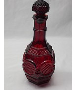 AVON 1876 CAPE COD RUBY 9.5&quot; Decanter And Stopper By Wheaton Glass - 16 ... - $428.54 MXN