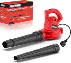 Alloyman Electric Leaf Blower,7Amp Lawn Blower,350Cfm Mini Leaf Blower - $41.99