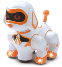Pet Mechanical Robot Dog Toy – Interactive Pet Robot Walks, Dances,, Plays Sound - £26.17 GBP