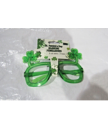St Patrick&#39;s Day Light Up Glasses Shamrock with 3 Modes - £3.11 GBP