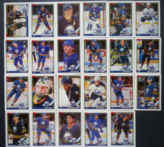 1991-92 Topps Buffalo Sabres Team Set of 23 Hockey Cards - £4.48 GBP