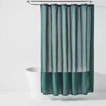 Room Essentials Herringbone Fabric Shower Curtain 72x72 Dark Green - $260.20 Room Essentials Herringbone Fabric Shower Curtain 72x72 Dark Green - $260.20 MXN