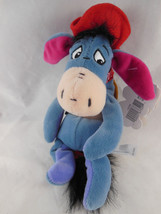 Disney Store Winnie the Pooh Cowboy Eeyore Bean bag Plush with tags 9&quot; - $9.89