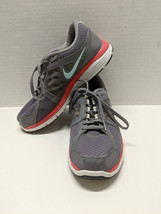 Nike Dual Fusion Run Women&#39;s Size 8 Grey Red 525752-036 - £17.42 GBP
