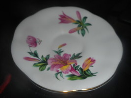 Coffee or Tea Saucer Bone China England Floral Gold EUC Antique Royal Albert - £10.14 GBP